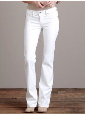 AG Adriano Goldschmied Angelina White Boot Cut Jeans Bootcut Size 29